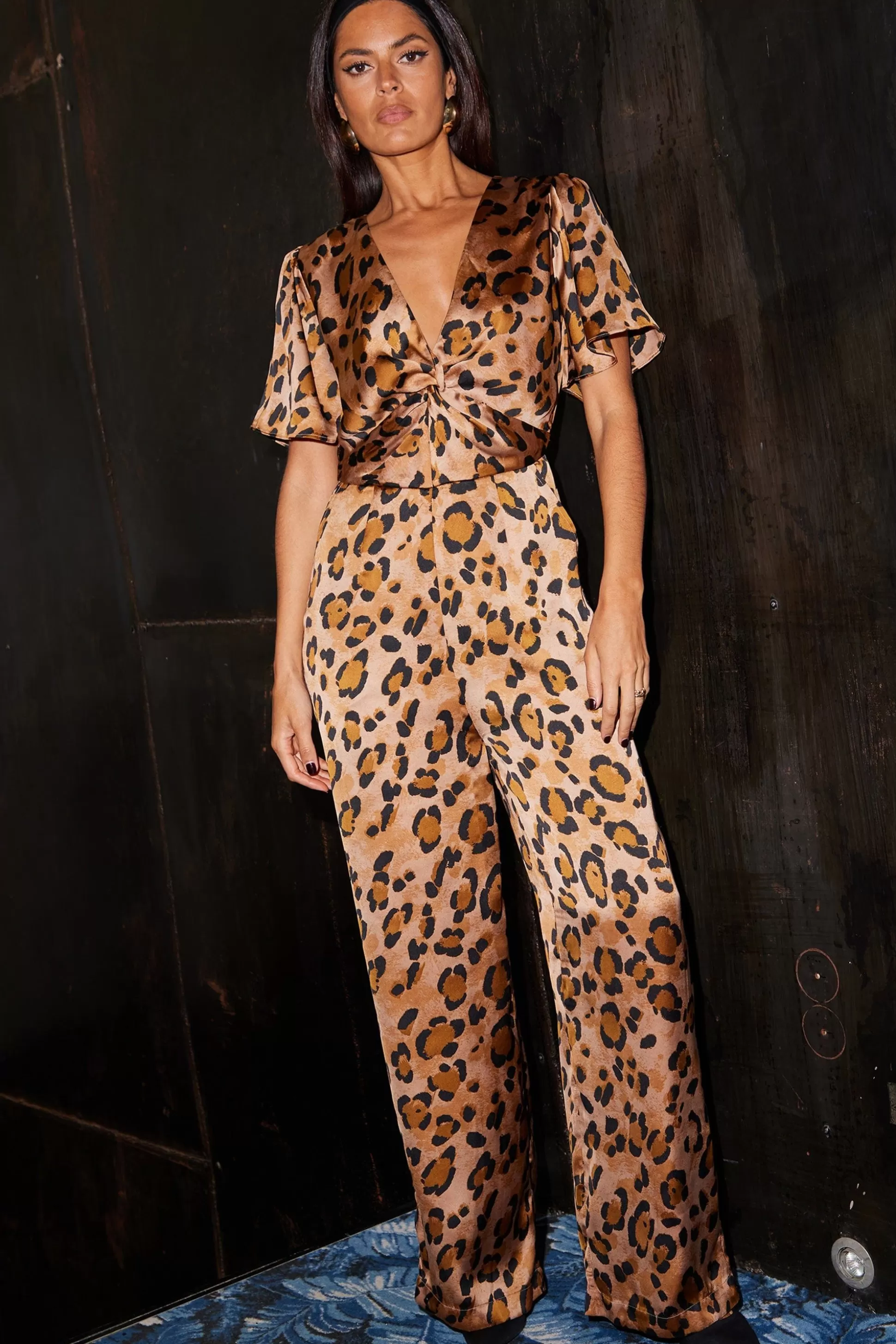 Jumpsuits*Dancing Leopard Annis Jumpsuit In Leopard