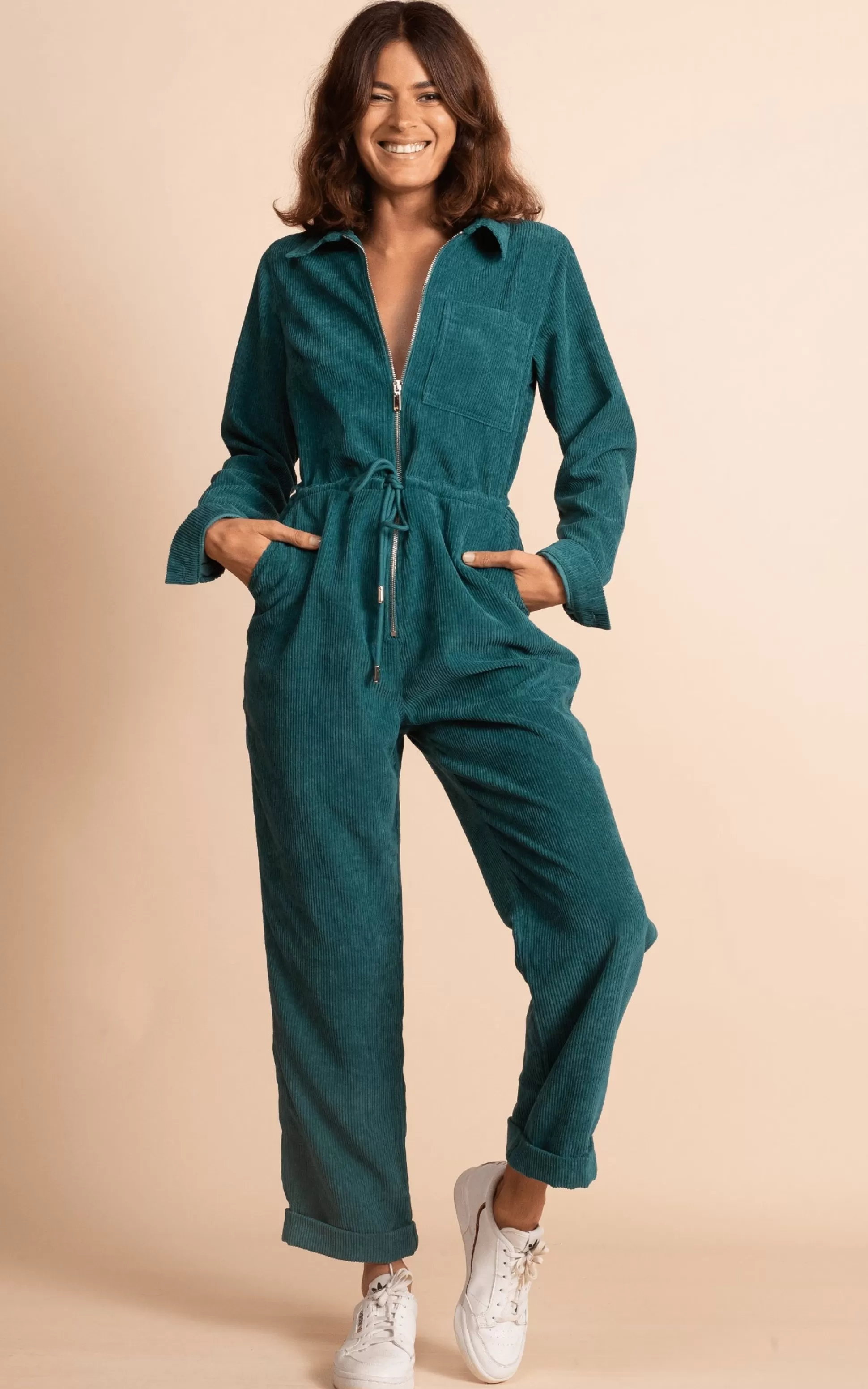 Jumpsuits*Dancing Leopard Blaze Boilersuit In Pine Green