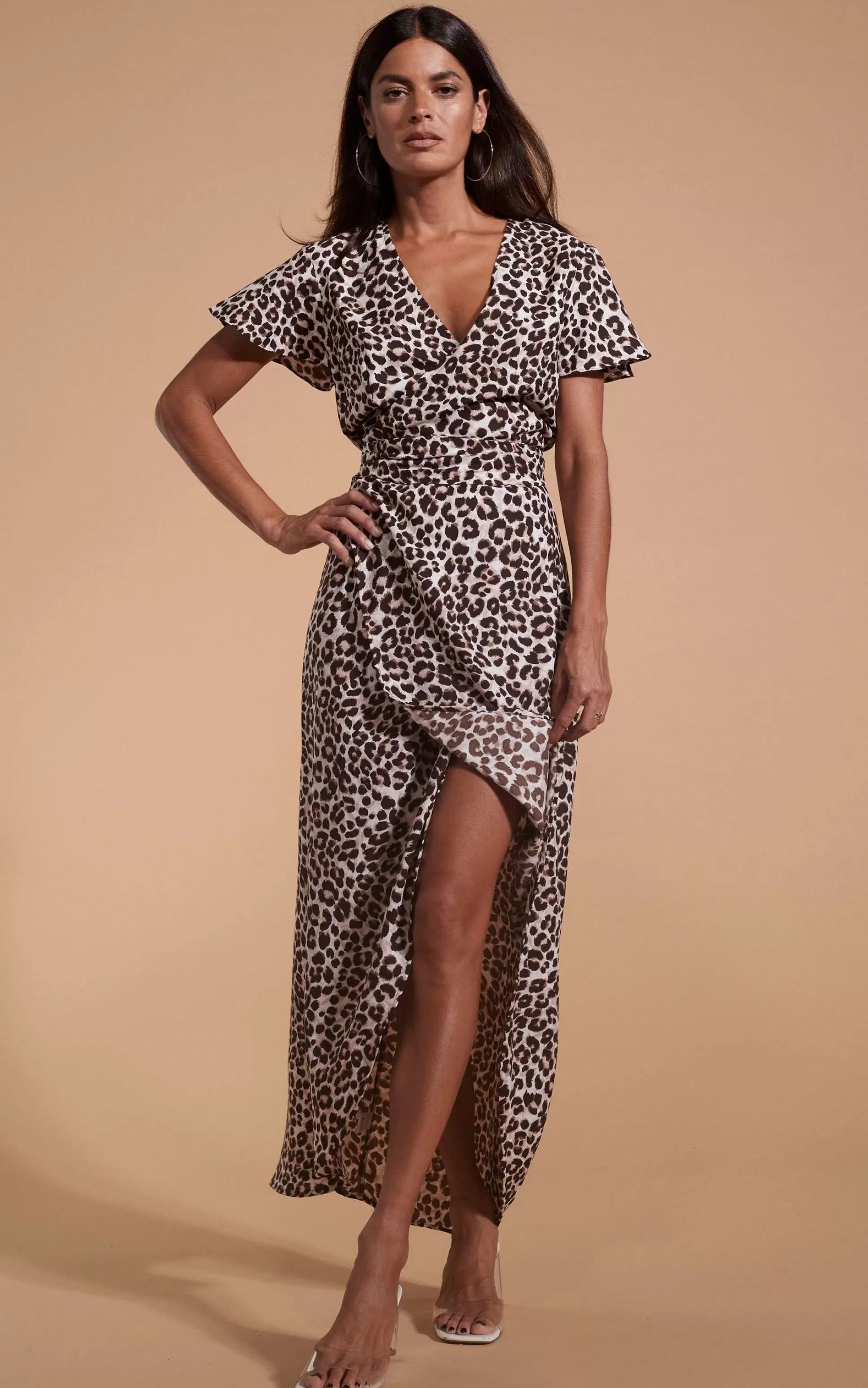 Dresses*Dancing Leopard Cayenne Dress In Bare Leopard