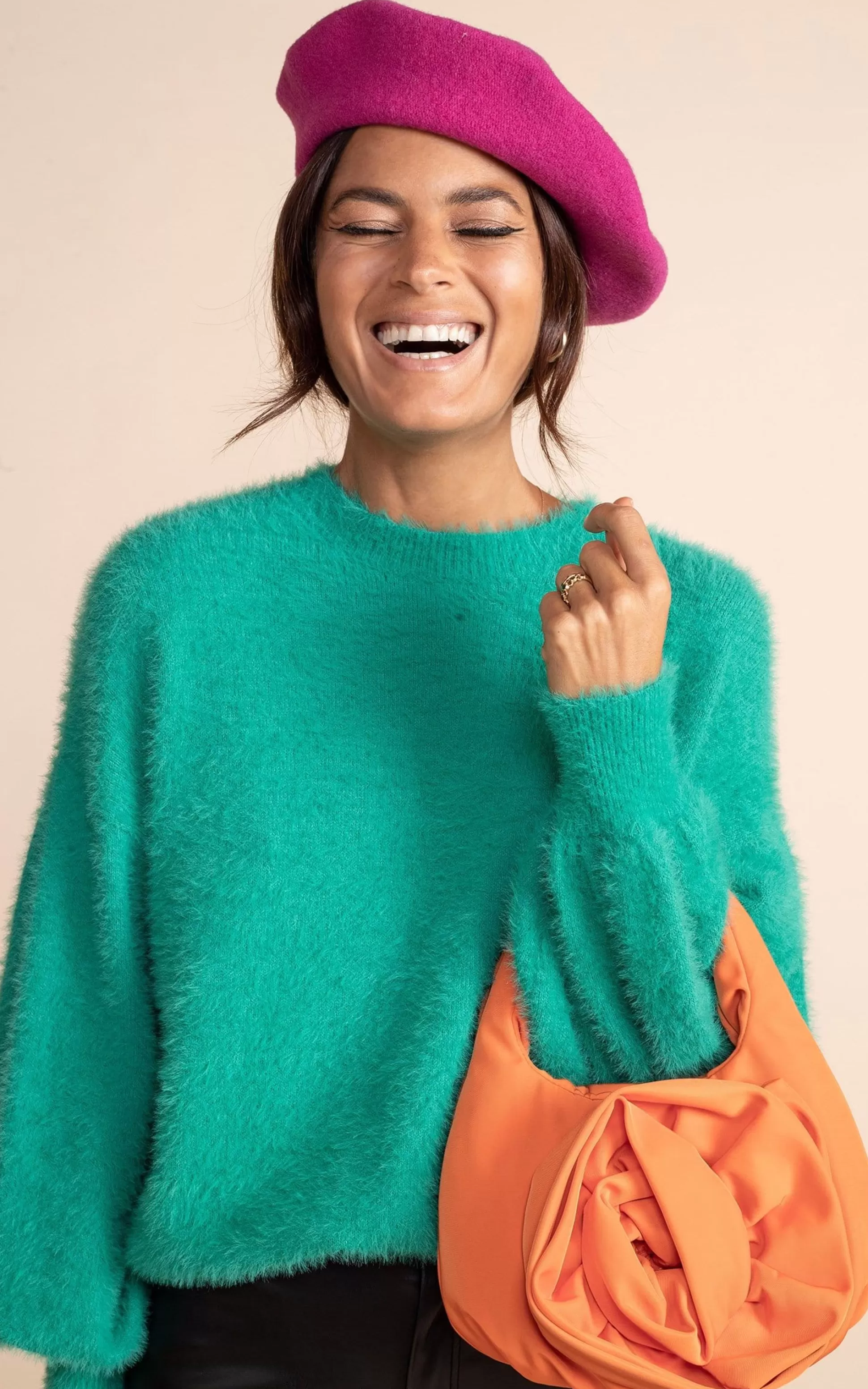 Knitwear*Dancing Leopard Honey Jumper In Vivid Green