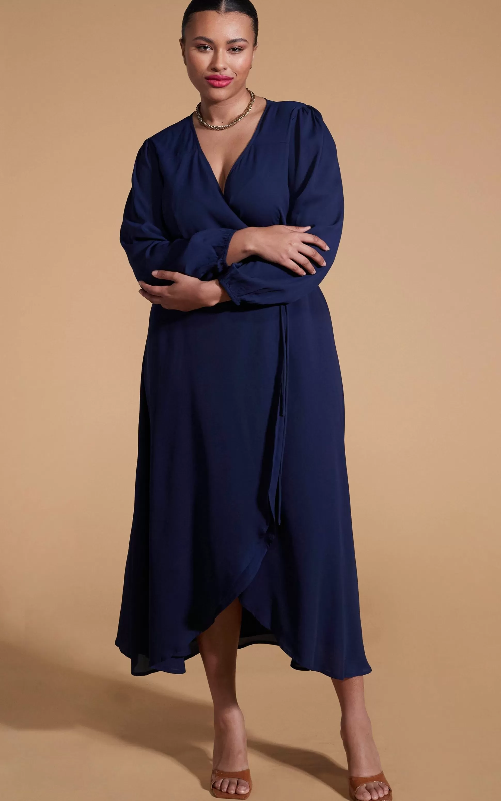 Dresses*Dancing Leopard Jagger Maxi Dress In Navy - Extended Sizing