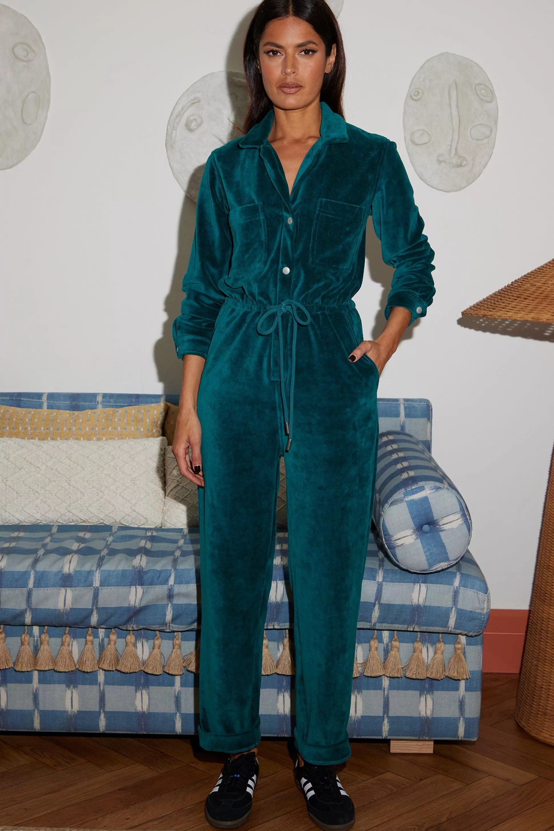 Jumpsuits*Dancing Leopard Katsumi Jumpsuit In Pine Green